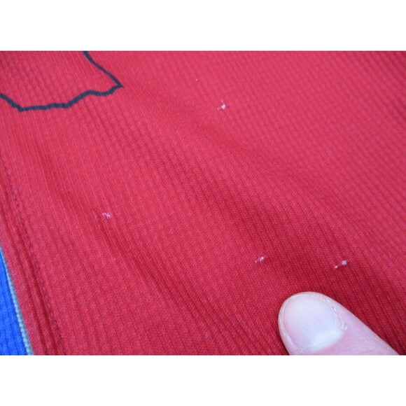 Canari Cycling Jersey Mens Large L Texas Red Blue Pockets Zip Bike Shirt * - Picture 5 of 15